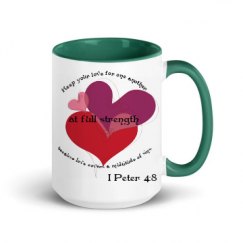 15oz Ceramic Mug with Color Inside