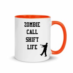 11oz Ceramic Mug with Color Inside