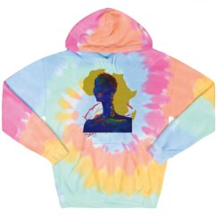 Unisex Tie-Dye Fleece Hoodie