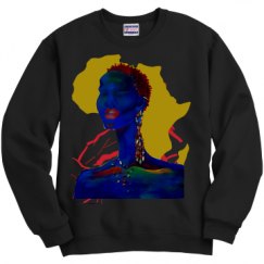 Unisex Film and Foil Crewneck Sweatshirt