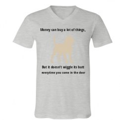 Unisex V-Neck Jersey Tee