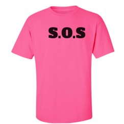 Unisex Ultra Cotton Safety Neon Crewneck Tee