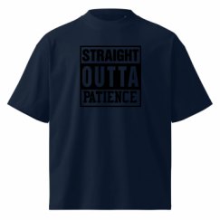 Unisex Organic Oversized High Neck T-Shirt