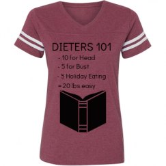 Ladies Relaxed Fit Vintage Sports Tee