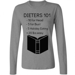 Ladies Relaxed Fit Basic Long Sleeve Tee