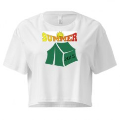 Ladies Festival Cali Crop Top Tee