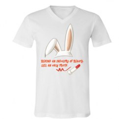 Unisex V-Neck Jersey Tee