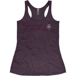 Ladies Slim Fit Super Soft Racerback Triblend Tank
