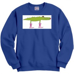 Unisex Film and Foil Crewneck Sweatshirt