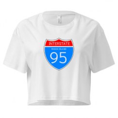 Ladies Festival Cali Crop Top Tee