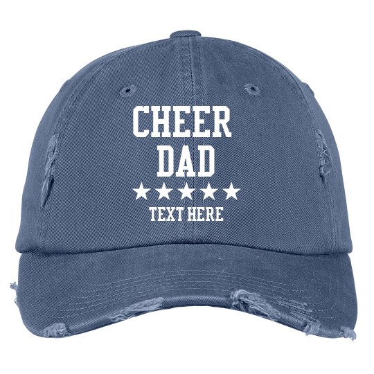 Custom Cheer Dad Hat - Distressed 