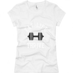 Ladies Slim Fit Basic Promo Jersey Tee