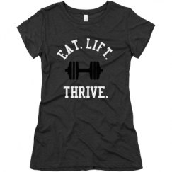 Ladies Slim Fit Super Soft Triblend Tee