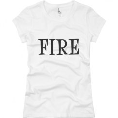 Ladies Slim Fit Basic Promo Jersey Tee