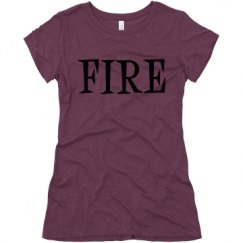 Ladies Slim Fit Super Soft Triblend Tee