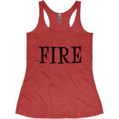 Ladies Slim Fit Super Soft Racerback Triblend Tank