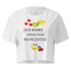 Ladies Festival Cali Crop Top Tee