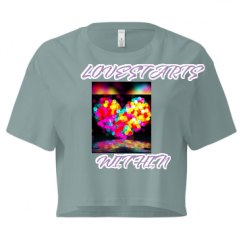 Ladies Festival Cali Crop Top Tee