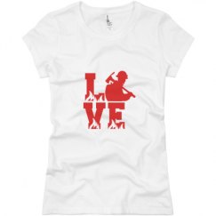 Ladies Slim Fit Basic Promo Jersey Tee