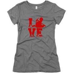 Ladies Slim Fit Super Soft Triblend Tee