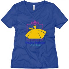 Ladies Relaxed Fit V-Neck Tee