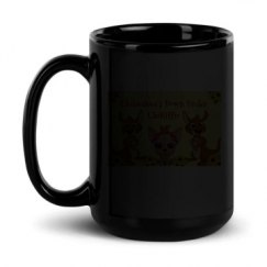 15oz Black Glossy Mug
