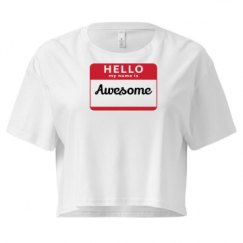 Ladies Festival Cali Crop Top Tee