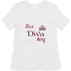 Ladies Relaxed Fit Super Soft Triblend Tee