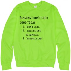 Unisex Neon Crewneck Sweatshirt