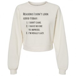 Women's Raglan Pullover Fleece