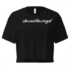 Ladies Festival Cali Crop Top Tee