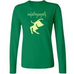 Ladies Relaxed Fit Basic Long Sleeve Tee