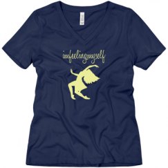 Ladies Relaxed Fit V-Neck Tee