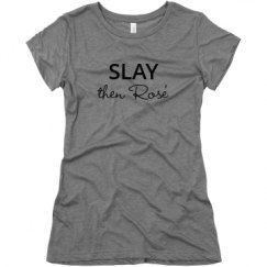 Ladies Slim Fit Super Soft Triblend Tee