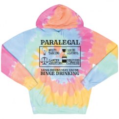 Unisex Tie-Dye Fleece Hoodie