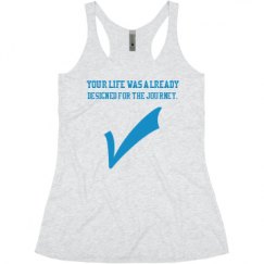 Ladies Slim Fit Super Soft Racerback Triblend Tank