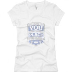 Ladies Slim Fit Basic Promo Jersey Tee