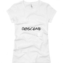 Ladies Slim Fit Basic Promo Jersey Tee