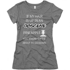 Ladies Slim Fit Super Soft Triblend Tee