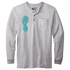 Unisex Carhartt Long Sleeve Henley Tee