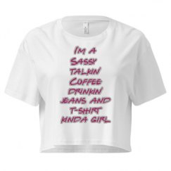 Ladies Festival Cali Crop Top Tee