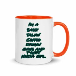 11oz Ceramic Mug with Color Inside