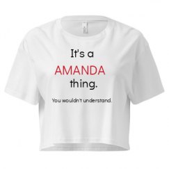 Ladies Festival Cali Crop Top Tee