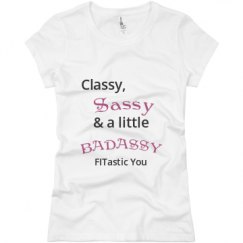 Ladies Slim Fit Basic Promo Jersey Tee