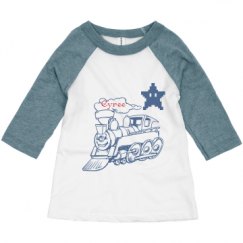 Toddler 3/4 Sleeve Raglan Tee