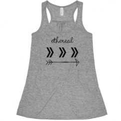 Ladies Flowy Racerback Tank