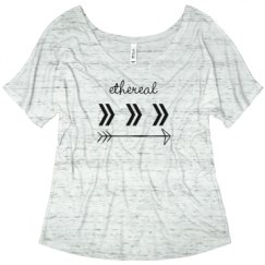 Ladies Flowy Slouchy Tee