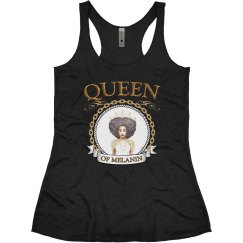 Queen of Melanin  Tank Shirt