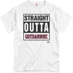 GB GOTDAMNME Wht/Pink