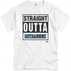 GB  GOTDAMNME Wht/Blue